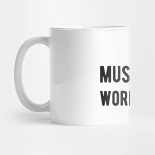 Music on world off Mug